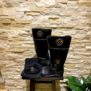 Michael kors beautiful spring boots with socks size 9 , hardly worn